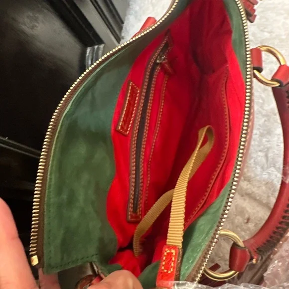 Dooney & Bourke Florentine Red leather satchel